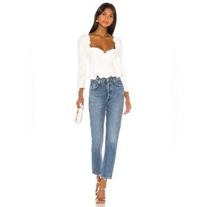 MAJORELLE White Long Sleeve Top